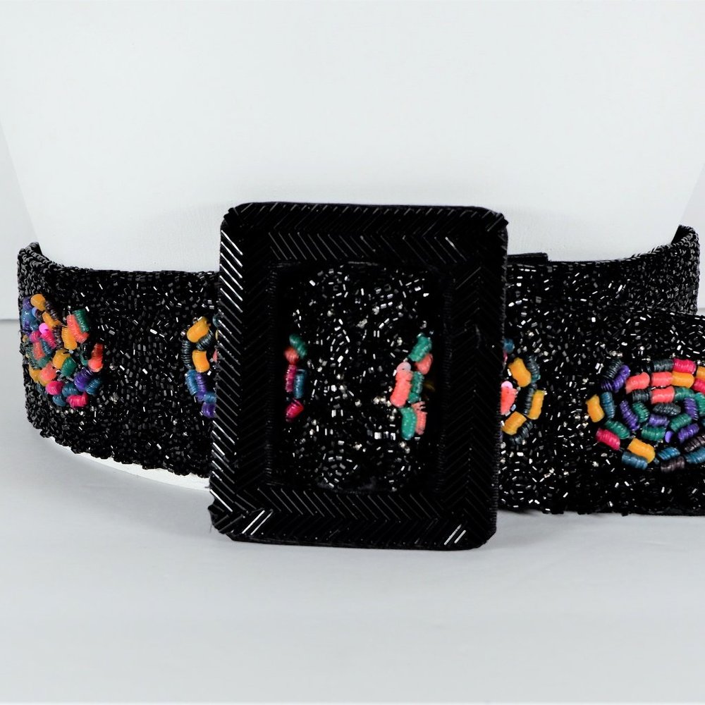 Norma Walters Vintage Beaded Sequin Belt
